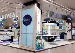 nivea store videowall